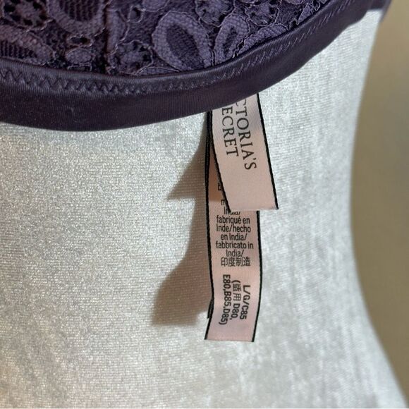 Victoria's Secret Plum Bralette Size Large Racerback‎ - Picture 6 of 6